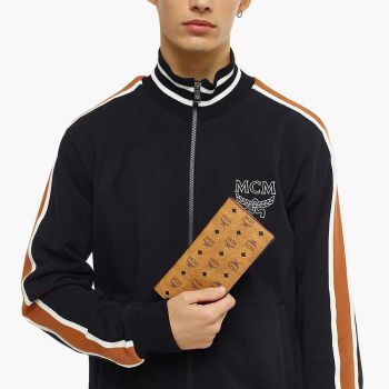 Ví MCM Continental Wallet in Visetos Original Large Cognac Màu Nâu