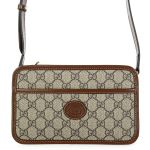 Túi Đeo Chéo Gucci Mini Bag GG Retro Màu Nâu