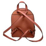 Balo Michael Kors MK Jaycee Medium Zip Pocket Leather Sherbert Màu Nâu Cam