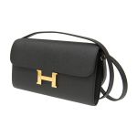 Ví Cầm Tay Nữ Hermès Constance Long Togo Black Ghw Eps Epsom GP Long Lock Wallet Màu Đen