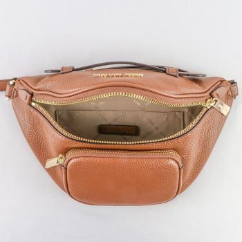 Túi Đeo Hông Michael Kors MK Extra Small Waist Pack 35F0GERN1L Crossbody Belt Bag Màu Nâu