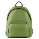 Balo Michael Kors MK Erin Medium Pebbled Evergreen Shoulder Green Leather Backpack Màu Xanh Lá
