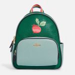 Balo Coach Mini Court Backpack With Radish Màu Xanh Green