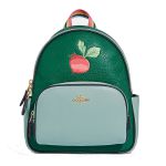 Balo Coach Mini Court Backpack With Radish Màu Xanh Green