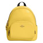 Balo Coach Mini Court Yellow Leather Backpack C8603 Màu Vàng