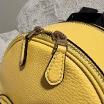 Balo Coach Mini Court Yellow Leather Backpack C8603 Màu Vàng