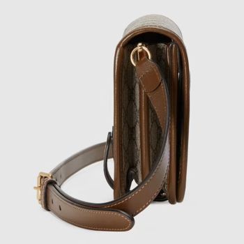 Túi Đeo Chéo Gucci Mini Shoulder Bag With Interlocking G 671620 92TCG 8563 Màu Nâu