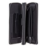 Túi Cầm Tay Montblanc Meisterstuck Full-Grain Leather Travel Companion 114459 Màu Đen