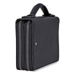 Túi Cầm Tay Montblanc Meisterstuck Full-Grain Leather Travel Companion 114459 Màu Đen
