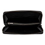 Ví Nam Coach Black 25607 Accordion Wallet In Crossgrain Leather Màu Đen