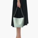 Túi Đeo Chéo Find Kapoor  Pingo Bag 20 Croco Chain Màu Xanh Mint