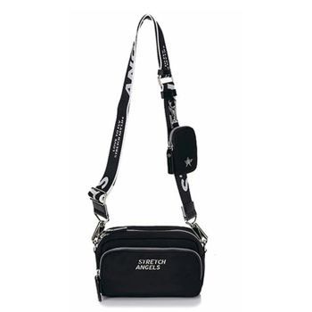 Túi Đeo Chéo Stretch Angels Mini Air Panini Bag Màu Đen