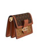 Túi Xách Nữ Louis Vuitton LV Dauphine MM Monogram M45958 Màu Nâu