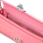 Túi Đeo Chéo MCM Diamond Patent Millie Crossbody Bag Medium Salmon Rose Màu Hồng