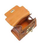 Túi Xách MCM Heritage Satchel In Visetos Màu Nâu