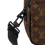 Túi Đeo Chéo Louis Vuitton LV S Lock Messenger Bag Monogram Macassar Coated Canvas Màu Nâu