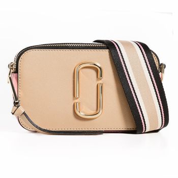 Túi Đeo Chéo Marc Jacobs Snapshot Crossbody Bag Màu Be Hồng