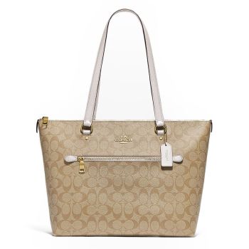 Túi Xách Coach Gallery Tote In Signature Canvas F79609 Màu Kaki