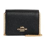 Ví Nữ Coach Mini Wallet On A Chain C0059 Black Màu Đen