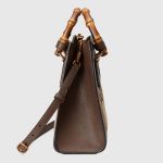 Túi Xách Gucci Diana Jumbo GG Small Tote Bag Màu Nâu