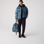 Balo Lacoste National Geographic Capsule Collection Màu Đen Xanh
