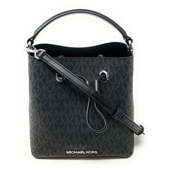 Túi Đeo Chéo Michael Kors MK Suri Mini Small Bucket Crossbody Bag Shoulder Signature Màu Đen