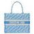 Túi Xách Tay Dior Medium Dior Book Tote Cornflower Blue Dior Oblique Embroidery Màu Xanh Dương