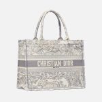 Túi Tote Dior Medium Dior Book Tote Gray Toile De Jouy Embroidery