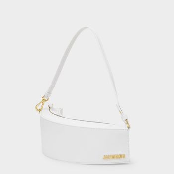 Túi Xách Jacquemus Le Bomba Petit Sac Archè Porté Épaule Size 29.5 Màu Trắng