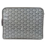 Túi Cầm Tay Goyard Jouvence MM Washbag Màu Ghi