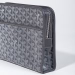 Túi Cầm Tay Goyard Jouvence MM Washbag Màu Ghi
