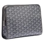 Túi Cầm Tay Goyard Jouvence MM Washbag Màu Ghi