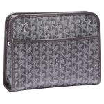 Túi Cầm Tay Goyard Jouvence MM Washbag Màu Ghi