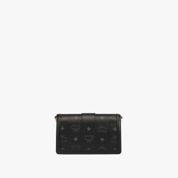 Túi Đeo Chéo MCM Tracy Crossbody In Visetos Mini Màu Đen
