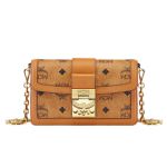 Túi Đeo Chéo MCM Tracy Crossbody In Visetos Mini Màu Nâu