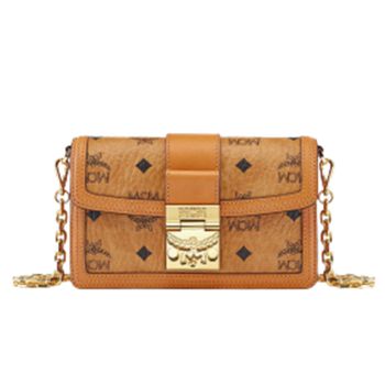 Túi Đeo Chéo MCM Tracy Crossbody In Visetos Mini Màu Nâu