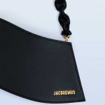 Túi Xách Jacquemus La Vague Ocean Curve Shoulder Bag Size 33 Màu Đen