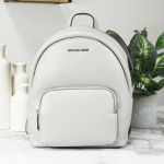 Balo Michael Kors MK Erin Medium Women's Backpack Màu Xám Trắng