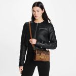 Túi Đeo Chéo Nữ Louis Vuitton LV Mini Dauphine M45959 Màu Nâu Đen