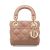 Túi Xách Tay Dior Micro Lady Dior Bagrose Des Vents Cannage Lambskin Màu Hồng Pastel