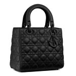 Túi Xách Dior Small Matte Lady Chain Bag Cannage Quilt Calfskin Màu Đen