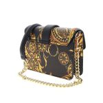 Túi Xách Versace Jeans Couture Regalia Baroque Print Bag In Black Họa Tiết