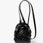 Balo Michael Kors MK 35S0SAYC0A Abbey Mini Crossbody Black Backpack Màu Đen