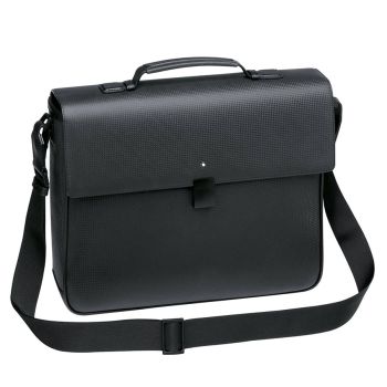 Cặp Laptop Montblanc Da Sần Màu Đen