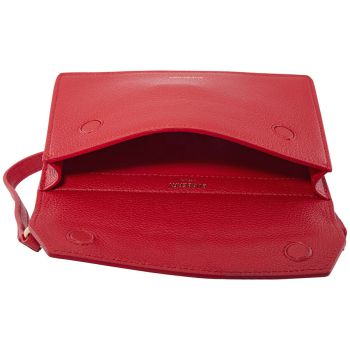 Túi Đeo Chéo Burberry Title Mini Leather Crossbody Bag 8016055 Màu Đỏ