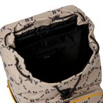 Balo MLB Monogram Diamond Jacquard New York Yankees 3ABKM022N-50BGS Màu Beige