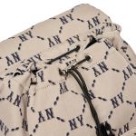 Balo MLB Monogram Diamond Jacquard New York Yankees 3ABKM022N-50BGS Màu Beige