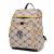Balo MLB Monogram Diamond Jacquard New York Yankees 3ABKM022N-50BGS Màu Beige