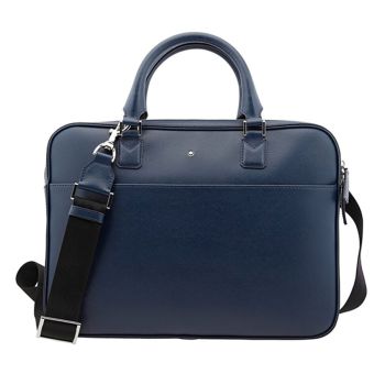Cặp Montblanc MST Document Case Ultra Slim Navy 118288 Màu Xanh Navy