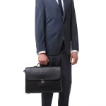 Cặp Montblanc Meisterstuck Single Gusset Briefcase 114451 Màu Đen